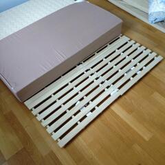 すのことマットレス、防水シートのセットの画像