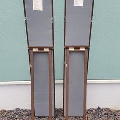 美品　イオン　スタンドミラー　HC-STM0812AT201　ダークブラウン　2個セット　の画像