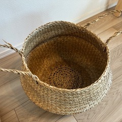 【2個セット】バスケット　折りたたみ　IKEAの画像