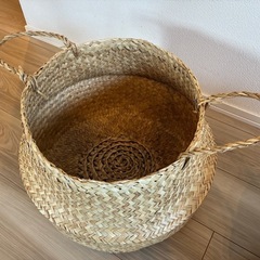 【2個セット】バスケット　折りたたみ　IKEAの画像