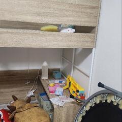 ほぼ未使用ロフトベッド子供仕様の画像