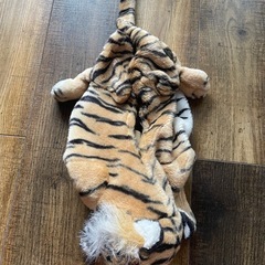 虎のティッシュケースの画像