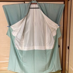 着物　名古屋帯　共布バッグ　3点セット　作家　ひとつ紋　袷　の画像