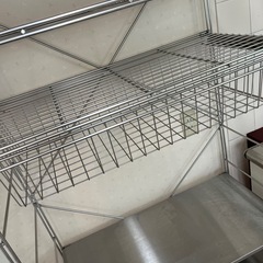 無印　ステンレスユニットシェルフ　ワイドの画像