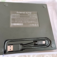 外付けDVD CDドライブ USB-A+Type-cの画像