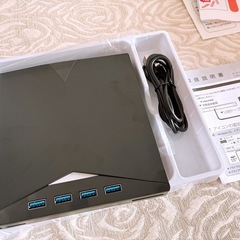外付けDVD CDドライブ USB-A+Type-cの画像