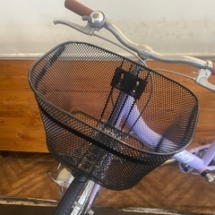 【防犯登録無料！】24インチ　子供用自転車　パープルの画像