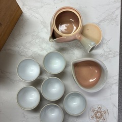 萩焼　煎茶碗セットの画像