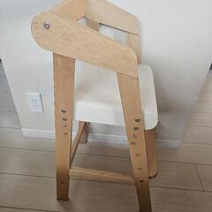 キッズチェア ベビーチェア ダイニングチェア 木製の画像