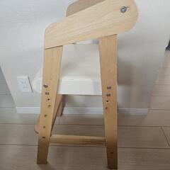キッズチェア ベビーチェア ダイニングチェア 木製の画像