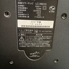 テレビ(ジャンク品)テレビ台セットの画像