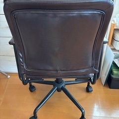 【本日のみ】ニトリ　ワークチェア　ブラウン　の画像
