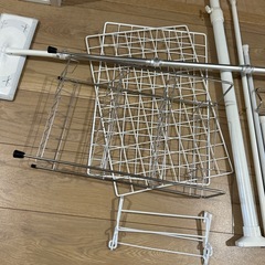 伸縮棒たくさん、網とかいろいろの画像