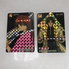 るろ剣と幽白のキラカードの画像