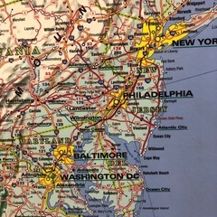 大型USA地図の画像