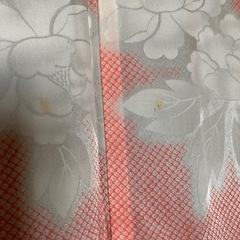着物　紬　アンサンブル　　袷　羽織　一部しつけ糸付き　未使用品の画像
