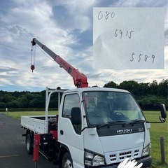 長く車検付き 低走行　Nox.PM適合　ISUZUエルフ　ユニック車　美車の画像