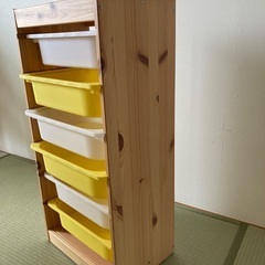 IKEAトロファスト縦型　ケース付き　②の画像