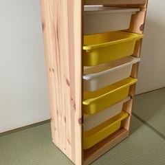 IKEAトロファスト縦型　ケース付き　②の画像