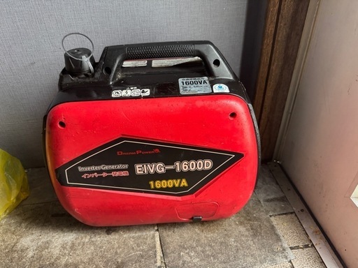 インバーター発電機　1.6k VA ナカトミ