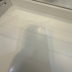 ガラスキャビネット　コレクションケース　ホワイト家具の画像
