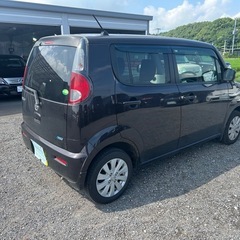 ブラックでも分割払い可能　日産モコ　平成25年式　走行8万キロ　車検8年11月　スマートキー　バックカメラ　プッシュスタート　オートエアコン　内外装綺麗　アイドリングストップの画像