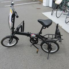 Rainbnow  ビーチクルーザー  折りたたみ自転車  16インチ　ブラック　FD-1　エキスパート藤沢辻堂店の画像