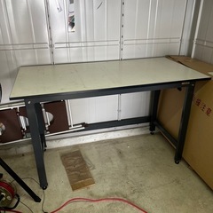サカエ　立ち　作業台　椅子　テーブルの画像