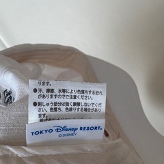 ミッキーマウス 白 キャップ　帽子の画像