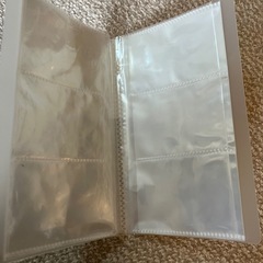 名刺カードホルダー　ファイル　無料　120ポケット　ホワイト透明　の画像