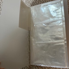 名刺カードホルダー　ファイル　無料　120ポケット　ホワイト透明　の画像