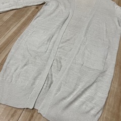春夏秋向き ロングカーディガン レディースの画像