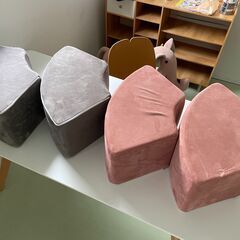 クッション 4点セット ジッパー付き ソファ