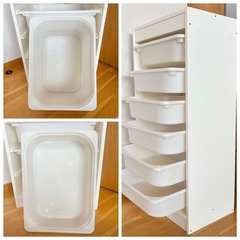決まりました　IKEA TROFAST 収納　2台セット(バラ売可)の画像