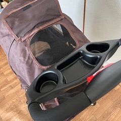 美品　ペットカート　ペットバギー　折りたたみ　の画像