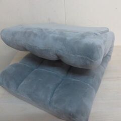 ①　未使用/新品　エラー入庫品　 座椅子 ニュアンスカラー 14段階 コンパクト リクライニング 折りたたみ ライトグレーの画像