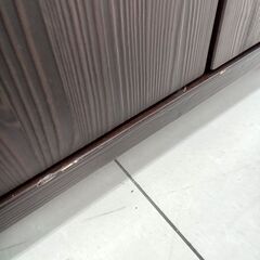 ★リユースのサカイ日立店★HJ7405  下駄箱 ダークブラウン H192×D38×W86 クリーニング済み の画像