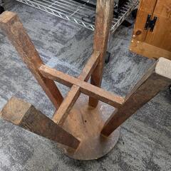 レトロでかわいい丸椅子の画像