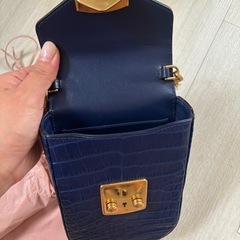 Miumiuネイビー クロコダイル風の画像