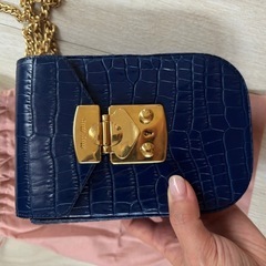 Miumiuネイビー クロコダイル風の画像