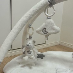 【美品】ベビー プレイマット ジムの画像