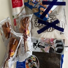 そうめん、保存食、パン他食品詰め合わせ の画像