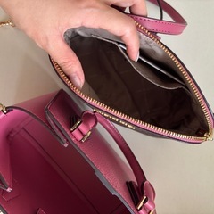 MICHAEL KORS ピンク ハンドバッグの画像