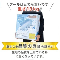 新品未使用　組立式　プールの画像