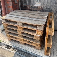【お盆・限定8/18まで】木製パレット7枚　120×80cmの画像
