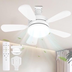 シーリングファンライト 扇風機 LED 28W 3000lm E26 天井ライト の画像