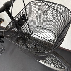 ママチャリ26インチ ブラックの画像