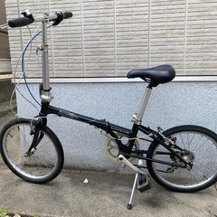 DAHON broad walk 折りたたみ自転車 濃いめのグリーンの画像