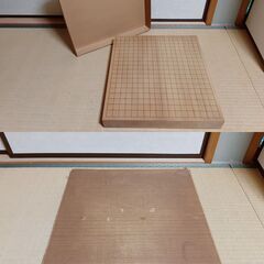 囲碁盤 卓上 42×45.5×5.5cm 蓋付きの画像