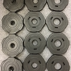 アーミーダンベル LEADING EGDE 約10kg一対 可変式ダンベル ブラック リーディングエッジ 筋トレの画像